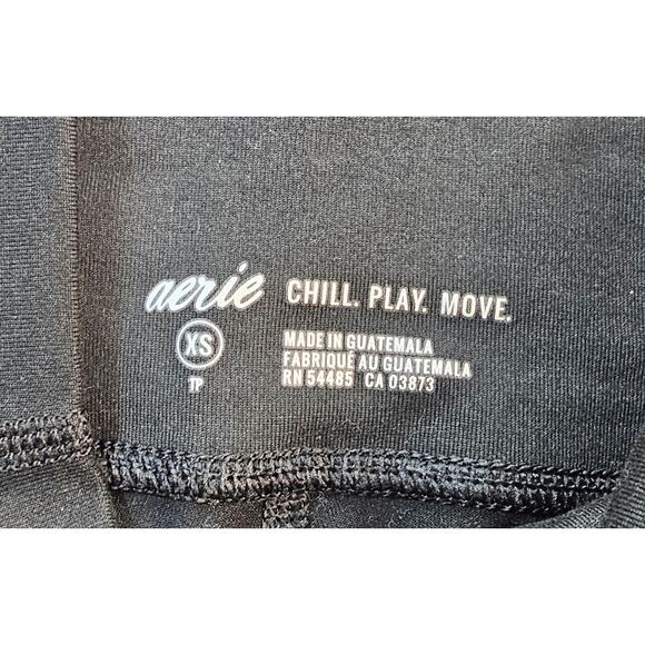 OFFLINE By Aerie OG High Waisted Legging XS EUC black basic active yoga running - Picture 6 of 9